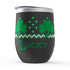 Shamrock Stemless Wine Tumblers, Irish Knitter Wine Tumbler, Knitter Gift, Red Headed Knitter Gift, Knitting Tumbler